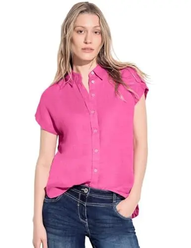 Produktbild: Cecil Damen Leinenbluse bloomy pink, XL