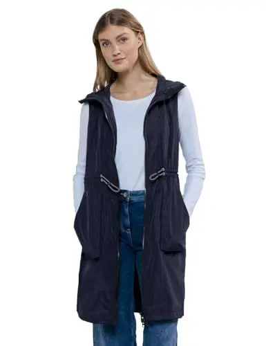 Produktbild: Cecil Damen Longweste mit Mesh