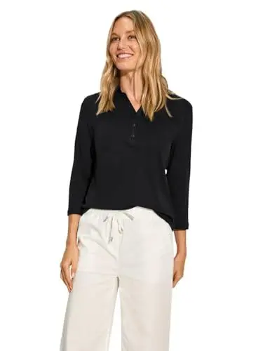 Produktbild: Cecil Damen Popelin Poloshirt
