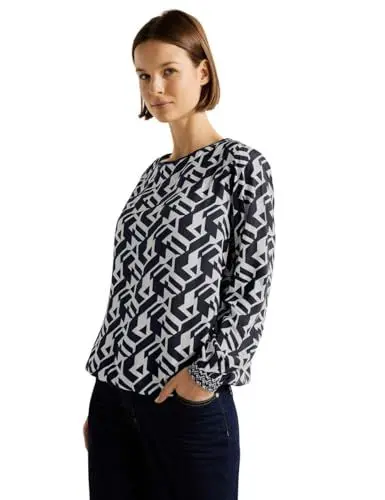 Produktbild: Cecil Damen Print Viskosebluse