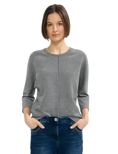 Produktbild: Cecil Damen T-Shirt mit 3/4 Arm universal blue XXL