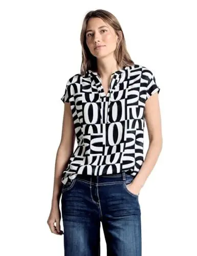 Produktbild: Cecil Damen Tunikabluse mit Print