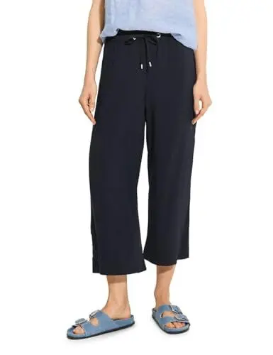Produktbild: Cecil Damen Viskosehose mit Wide Legs