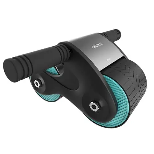 Produktbild: Cecotec Bauchtrainer mit automatischem Rückprall Drumfit AB Fit. Kompaktes und leichtes Design, 10 cm breit, rutschfeste und gepolsterte Matte, maximales Benutzergewicht 100 kg