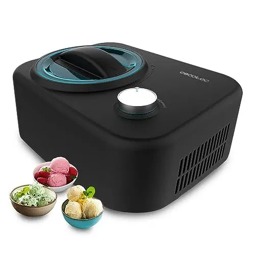 Produktbild: Cecotec Eismaschine mit 0,8 L Kompressor Gelacy 800. 100 W, Eiscreme-Maschine, Manuelle Steuerung, Entnehmbarer Aluminiumbehälter, Eiscreme in 60 Minuten, Automatischer Betrieb