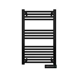 Produktbild: Cecotec Elektrischer Badheizkörper Ready Warm 9100 Smart Towel Black. 500 W, LED-Anzeige, Touch Control, Wochenprogrammierer, 3 Modi, wählbare Temperatur und maximale Sicherheit mit IP24
