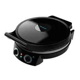 Produktbild: Cecotec Elektro-Pizzaofen Fun Pizza&Co. 1800 W, Grill, 30-minütiger Timer, Rockstone-Beschichtung, einstellbare Temperatur, 180° Öffnung mit zwei Platten
