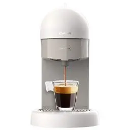 Produktbild: Cecotec Espressomaschine Cumbia Capricciosa White. 19 Druckstäbe, Geeignet für gemahlenen Kaffee und ESE-Einzeldosis-Kapseln, 600 ml Wassertank, spülmaschinenfester Filter (Energieeffizienzklasse A +)