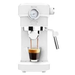 Produktbild: Cecotec Espressomaschine Espressos und Cappuccino Cafelizzia 790 White Pro, 1350W, Thermoblock-System, 20 Bar Druck, Automodus 1 und 2 Kaffees, schwenkbares Dampfrohr, Wasserleitung für Infusionen