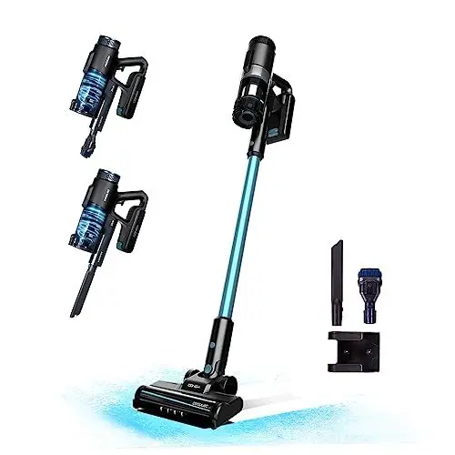 Produktbild: Cecotec Handstaubsauger Conga Rockstar 1500 Ray Pure. 215 W, 12 kPa, Unsterbliche Batterie 25,2 V, Autonomie 45 Min., 3 in 1, Mischbürste, Zubehör, 2 Programme, Parallelzyklon, 500-ml-Tank.