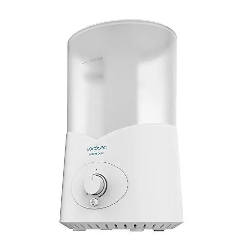 Produktbild: Cecotec Luftbefeuchter BreezeCare 2000 Light. 25 W Leistung, Manuelle Steuerung, LED-Licht, 200 ml/h Wasserbefeuchter, 360º Dampfauslass, 1,2 Liter Tank, Abdeckung bis 30 m²