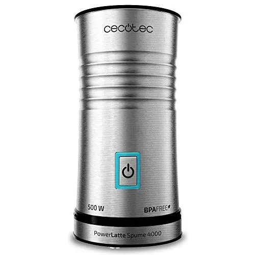 Produktbild: Cecotec Milchaufschäumer Power Moca Spume 4000, Milch und Schokolade, Kaltaufschäumung, Aufwärmung, spülmaschinengeeignet, 400 ml, 650 W