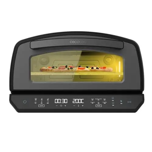 Produktbild: Cecotec Multifunktions-Pizzaofen Pizza&Co 500 Max. 2200 W, 13 Liter, LED-Display, Temperaturbereich 60–500 °C, Spezialfunktionen, Doppelheizung, für Pizzen bis 13