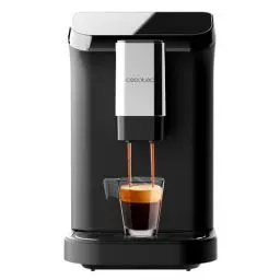 Produktbild: Cecotec Superautomatische Kaffeemaschine Cremmaet Macchia Black. 1350 W, Thermoblock, 19 Bar Pumpendruck, Plug&Play-System, Kaffeevorratsbehälter mit integrierter Mühle, Automatische Reinigung