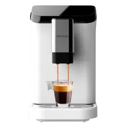 Produktbild: Cecotec Superautomatische Kaffeemaschine Cremmaet Macchia White. 1350 W, Thermoblock, 19 Bar Pumpendruck, Plug&Play-System, Kaffeevorratsbehälter mit integrierter Mühle, Automatische Reinigung