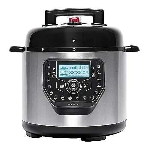 Produktbild: Cecotec programierbarer Schnellkochtopf GM H-Deluxe, inteligentes Kochen, 6 Liter, 24 Stunden programierbar, 15 Sicherheitssysteme, 90 Kpa, 19 Menüs