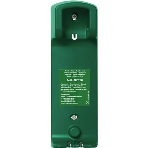Produktbild: Cederroth Wandhalterung für Augendusche 500 ml Robuste und praktische Wandhalterung mit nachleuchtender Anleitungstafel für Augendusche 500 ml 7200