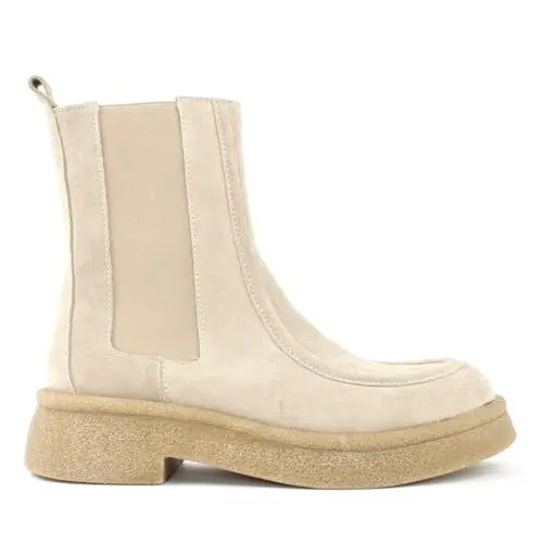 Produktbild: Celal Gültekin 338-23414 Beige Wildlederstiefel