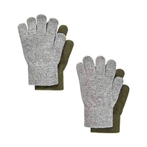 Produktbild: Celavi Unisex Kinder Magic Gloves Handschuhe, Military Olive, 7 EU
