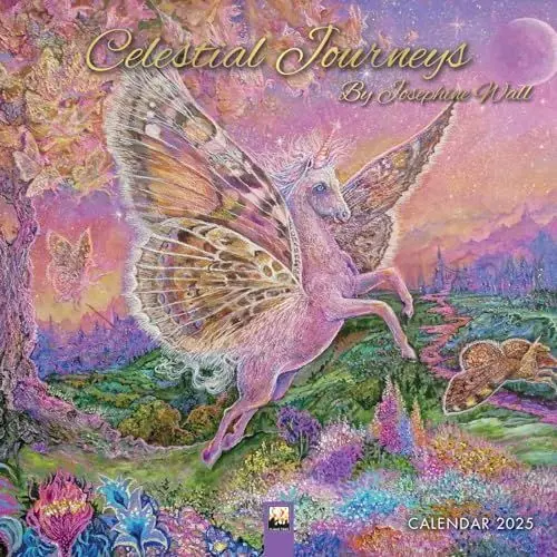 Produktbild: Celestial Journeys by Josephine Wall – Himmlische Reisen von Josephine Wall 2025: Original Flame Tree Publishing-Kalender (Kalender) (Wall-Kalender)