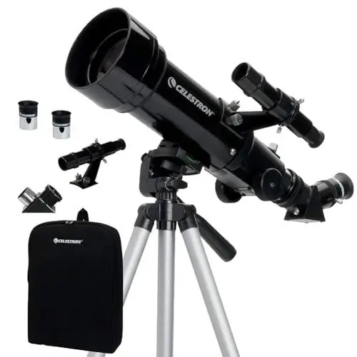 Produktbild: Celestron 21035 Travel Scope 70 Portable Refractor Telescope Kit with Backpack, Black
