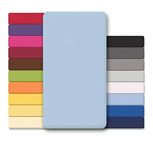 Produktbild: CelinaTex Jersey Spannbettlaken Lucina 140x200-160x200cm Aqua blau 100% Baumwolle gekämmt bis 26cm Matratzenhöhe Spannbettbezug, Leintuch, Bettlaken, elastisch, Strech, Oeko-Tex
