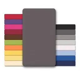 Produktbild: CelinaTex Jersey Topper Spannbettlaken Lucina 140x200-160x200cm Aqua blau 100% Baumwolle gekämmt bis 12cm Matratzenhöhe Spannbettbezug, Leintuch, Bettlaken, elastisch, Strech, Oeko-Tex