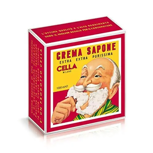 Produktbild: CELLA Rasiercreme Mandel pack 1000 gr.
