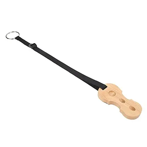 Produktbild: Cello-Befestigungsplatte, Holz Cello Anti-Rutsch-Matte Dicker Canvas-Gürtel Holzfarbe Musikinstrumentenzubehör O-Ring Cellohalter für Cello(Holzfarbe)