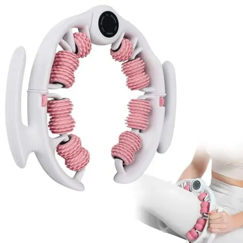 Produktbild: Cellulite Massagegerät, Anti Cellulite Roller zur Muskelentspannung mit Griff, Ring Massageroller Beine Massage Roller für Beine von Lymphdrainage und FlüSsigkeiten