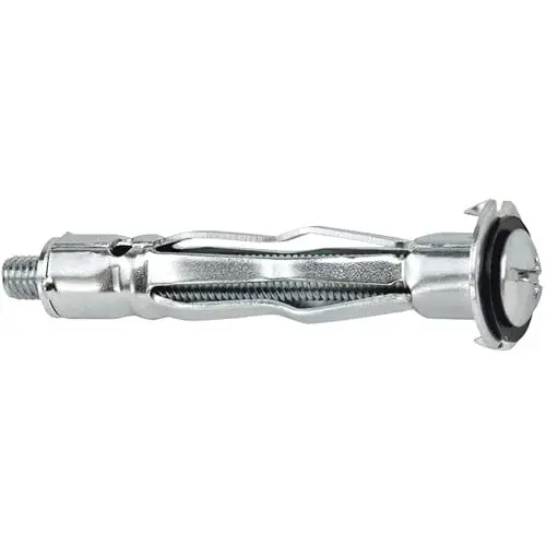 Produktbild: Celo Hohlraumdübel M8x16 - Rigipsdübel - Gipskartondübel aus Metall SW13 - Dübel aus Metall, Stahl verzinkt - 100 Stück