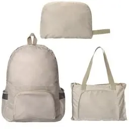 Produktbild: CENCERY Ultraleichter, faltbarer Rucksack, wasserabweisend, Wanderrucksack, Rucksack-Tasche, Camping-Rucksack für Damen, Herren, Kinder, Reisen, Wandern, Camping, Klettern, Spazierengehen (grau)