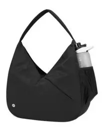 Produktbild: Ceneda Sporttasche für Damen Sport-Reisetasche mit verstecktem Yogamatten-Halter und Schuhfach Workout-Tanz-Tragetasche mit Nassfach Übernachtungs-Wochenendtasche für Reisen Yoga (Schwarz)
