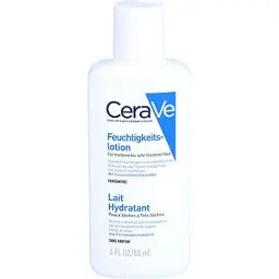Produktbild: CeraVe Feuchtigkeitscreme, Pflegende Creme bei trockener bis sehr trockener Haut, Für Gesicht und Körper, Mit Hyaluron und 3 essenziellen Ceramiden, Bei Allergien und sensibler Haut, 88 ml