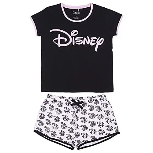 Produktbild: CERDÁ LIFE'S LITTLE MOMENTS Damen Pijama Corto Mujer De - Licencia Oficial Mickey Mouse Damen Kurzpyjama Offizielle Disney Lizenz, Schwarz, M EU