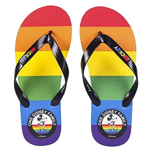 Produktbild: CERDÁ LIFE'S LITTLE MOMENTS Unisex Flip Flops Herren Sandalen Pride-Offizielle Disney Lizenz, Bunt, 43 EU