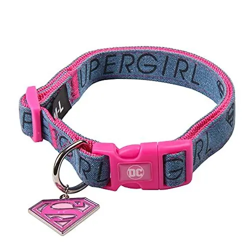 Produktbild: CERDÁ LIFE'S LITTLE MOMENTS - Super Girl Hundehalsband Große Hunde Supergirl Halsband Große Hunde Offizieller Lizenz M-L