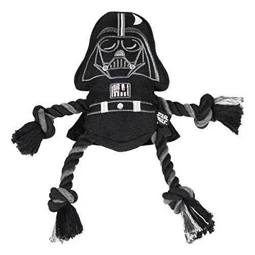 Produktbild: CERDÁ LIFE'S LITTLE MOMENTS - for Fan Pets Star Wars Hundespielzeug, Kuscheltier für Hunde mit Seil - Offizielle Star Wars Lizenz Darth Vader