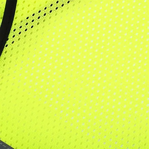 Produktbild: cersalt Reflektierende Weste, 56cm Warnweste 1pc 135g für Nachtlauf für Hundespaziergänge zum Motorradfahren zum Radfahren zum Joggen(Gelb)