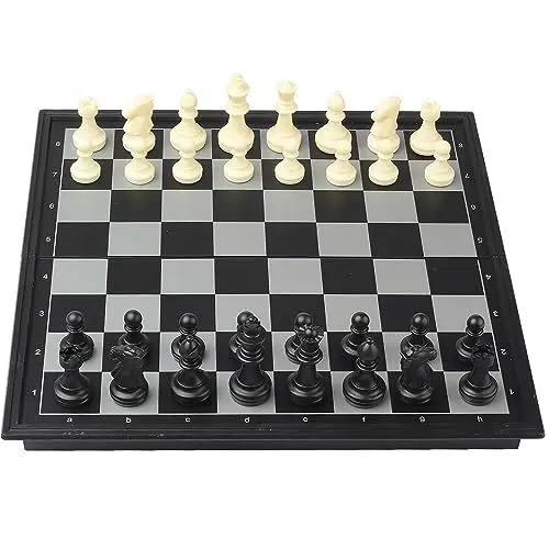 Produktbild: Cestamor Schachspiel Magnetisch - Schachbrett Schach Hochwertig Reiseschach für Erwachsene Kinder - Chess Board 24 * 24 Zentimeter