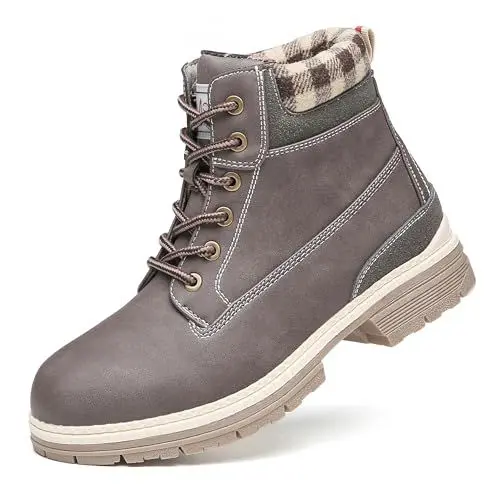 Produktbild: Cestfini Winterschuhe Damen Boots Warm Gefütterte Wanderstiefel Wasserdicht Trekking-Schuhe Outdoor Wanderschuhe Winterboots Schneestiefel RTW19-G-DE-BROWN-41