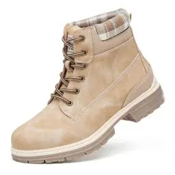 Produktbild: Cestfini Winterschuhe Damen Boots Warm Gefütterte Wanderstiefel Wasserdicht Trekking-Schuhe Outdoor Wanderschuhe Winterboots Schneestiefel RTW19-G-DE-LIGHTBROWN-40