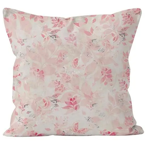Produktbild: CEVAN Leinen Kissenbezüge Leinen Kissenhülle Dekokissen Blume Kissenbezüge Ostern Kissenhülle Leinen Kissenbezüge Sofa Dekor 40x40cm,1Pcs