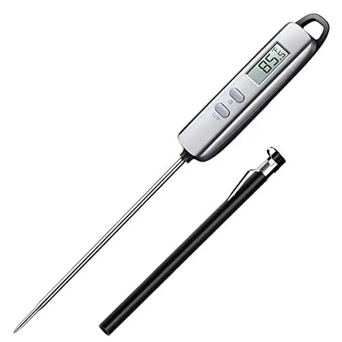 Produktbild: CGZZ Super schnelles Fleisch Thermometer, Kochen, Küche, Instant Read Digital mit schwenkbarem Kopf für Süßigkeiten