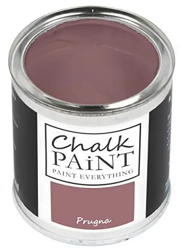 Produktbild: Chalk Paint Everything® Prugna Kreidefarbe Wasserbasis für Alle Oberflächen einfach zu verarbeiten ohne schlechten Geruch - Chalk Paint Extra Matt (250 ml)
