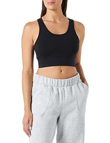 Produktbild: Champion Damen Rochester 1919 Champion Logo Cotton Lycra Tr gershirt Cami Shirt, Schwarz, M EU