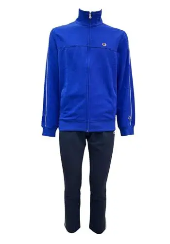 Produktbild: Champion Herren Legacy-Full Zip with Logo Sweatsuit, Blau (BS008), XS