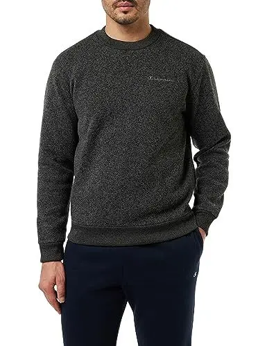 Produktbild: Champion Herren Legacy American Classics Knit Crewneck Sweatshirt, Grigio Melange, S