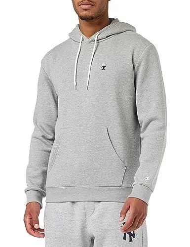 Produktbild: Champion Herren Legacy Basics-Powerblend Fleece Kapuzenpullover, Helles Heather Grey, L