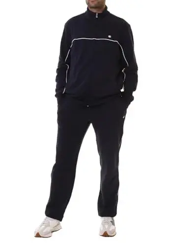 Produktbild: Champion Herren Legacy Icons Sweatsuits-Light Powerblend Terry Full-Reißverschluss Sportanzug, Marineblau, L